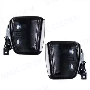 Для Dodge Ram 1500 2013 2014 2015 2016 2017 2018 светодиодные противотуманные фары белые DRL бампер фары дальнего света водонепроницаемые автомобильные аксессуары 12 В