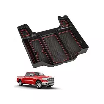 Для Dodge RAM 1500 2500 3500 2019 2020 2024 2024 Центральная консоль Органайзер Подлокотник Скрытый ящик для хранения чёрный