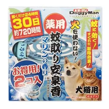 для Doggyman Лечебный репеллент от комаров Anzumi Marine для собак и 2 предметов [квази-лекарственные животные] Благовония, Аромат, Кошки,
