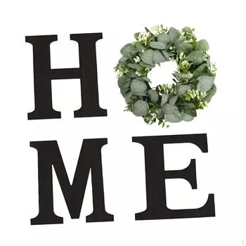 для дома с венком, настенное искусство в деревенском стиле, подвесные украшения для рождественских праздников, многоцелевые коричневый