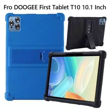 Для DOOGEE First Tablet T10 10,1-дюймовый защитный чехол для планшета, силиконовый защитный чехол, утолщенный, защищающий от падения и столкновений For DOOGEE красный