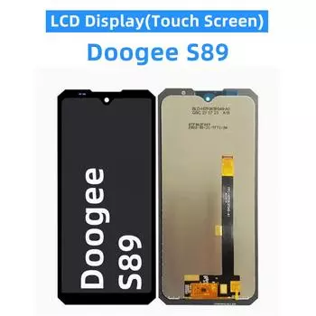 Для Doogee S89 ЖК-дисплей с цифрователем сенсорного экрана в сборе для Doogee S89 ЖК-дисплей Doogee S89 Замена чёрный
