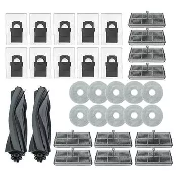 Для Dreame X40 Ultra, X40 Pro, S30 Pro Ultra запасные части аксессуары основная щетка фильтр Hepa ткань для швабры пылесборник