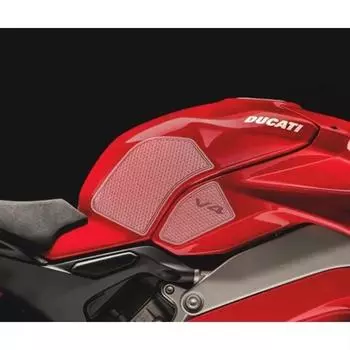 Для Ducati Fuel Tank Grip Pads Knee Traction V4 Panigale V4S Streetfighter V4 S 2025 2020 2019 2018 Противоскользящая наклейка на топливный бак чёрный