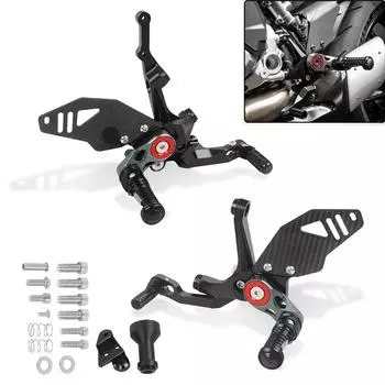 Для DUCATI Streetfighter V2 StreetfighterV2 2025 2025 Мотоцикл Задний комплект подножек Педаль алюминиевая подножка Задний комплект