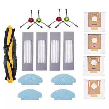 Для ECOVACS DEEBOT N10 N10 PLUS робот-пылесос основная боковая щетка фильтр Hepa ткань швабра пылесборник запасные части CHINA