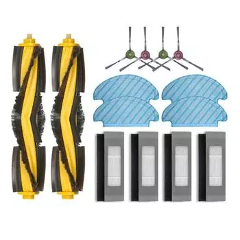 Для Ecovacs Deebot N8 PRO T8 T8 AIVI Yeedi 2 Hybrid Vac Robot Vacuum Cleaner Запчасти HEPA Filter Основная боковая щетка Ткань для швабры