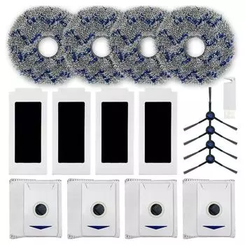 Для ECOVACS DEEBOT T30 Omni / T30 PRO Omni Robot Vacuum Cleaner Side Brush Hepa Filter Mop Fabric Accessories CHINA