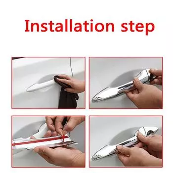 Для Elantra 2011 2012 2013 2014 2015 хромированная отделка дверной ручки комплект