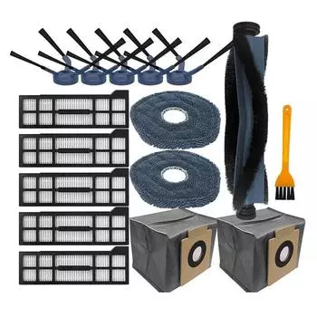 Для Eufy X10 Pro Omni Mop Cloths Пылесборник Основные боковые щетки HEPA-фильтры Аксессуары для робота-пылесоса