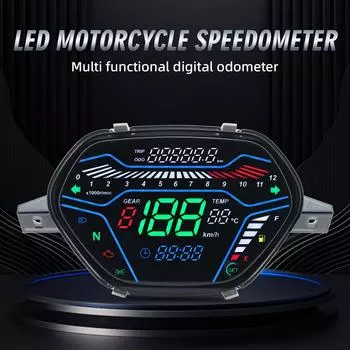 Для EX5 Class1 CX DX цифровой спидометр для мотоцикла светодиодная панель приборов RPM для Honda Wave100 CD100 для Alpha Ori для Tokyoda DY110-2F