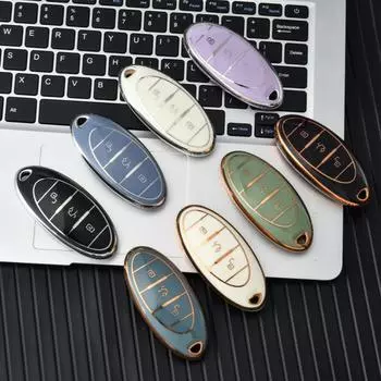 Для FAW Besturn TPU чехол для автомобильного ключа T77 Pro B70 T99 T55 T33 автомобильные аксессуары смарт-брелоки для пульта дистанционного управления защитный чехол для ключей держатель для брелока белого золота