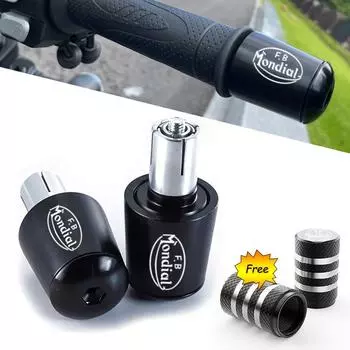 Для FB Mondial Flat Track HPS 125 300 Hipster Imola SMT SMX 125 Enduro Motard CNC мотоциклетные ручки руля заглушки руля синий