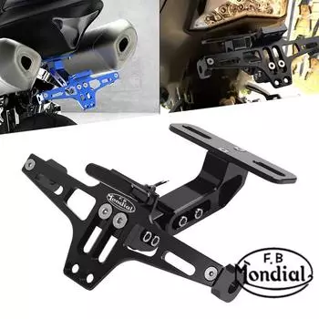 Для FB Mondial Flat Track HPS 125 300 Hipster Imola SMT SMX 125 Enduro Motard мотоцикла регулируемый задний держатель номерного знака