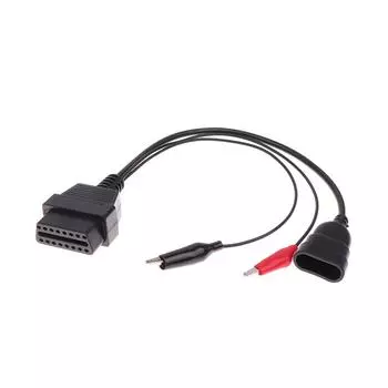 Для Fiat/Alfa/Lancia 3-контактный к 16-контактному разъему OBDII OBD2 адаптер автомобильный кабель для Fiat 3-контактный женский диагностический кабель