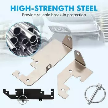 Для Fiat Ducato H1 H2 Замок задней двери Противоугонная защита замка задней двери автомобиля Для реле перемычки Boxer X250 X290 Кемпер на крыше серебряный