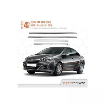 Для Fiat Linea хромированная накладка боковой двери 2012-2018