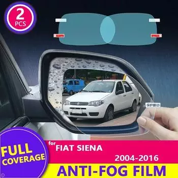 Для Fiat Siena 2004-2016 2014 2015 полное покрытие зеркала заднего вида HD пленка противотуманная непромокаемая наклейка на авто зеркало автомобильные аксессуары Round 95mm x 95mm