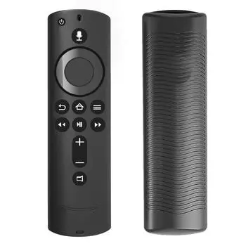 Для Fire TV Stick 4K TV Stick Дистанционный силиконовый чехол Защитный чехол чёрный