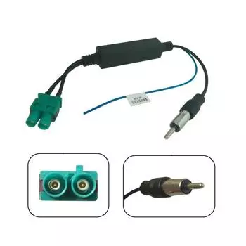 Для FM автомобильной радиоантенны, внешняя, с двумя разъемами Fakra, с усилителем