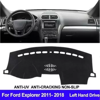 Для Ford Explorer 2011 2012 2013 2014 2015 2016 2017 2018 крышка приборной панели автомобиля коврик для приборной панели коврик для приборной панели коврик для приборной панели красный