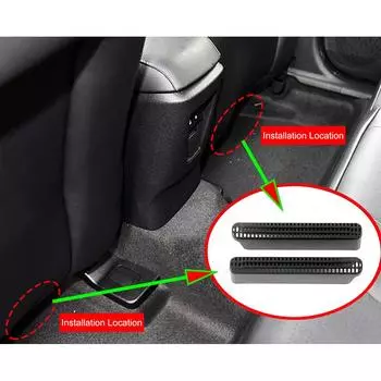 Для Ford Focus MK3 2010-2019 Под сиденьем Пол AC Отопление Кондиционер Вентиляционная решетка Защитная крышка Деталь салона автомобиля