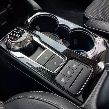 Для Ford Focus MK4 коробка переключения передач центральная панель управления крышка наклейка отделка полоса аксессуары для украшения чёрный