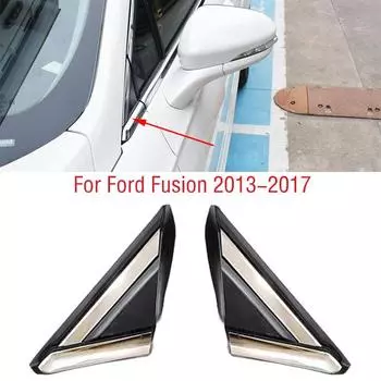 Для Ford Fusion 2013 2014 2015 2016 2017 крыло автомобиля боковое зеркало заднего вида треугольная накладка молдинг уголок 1pc left