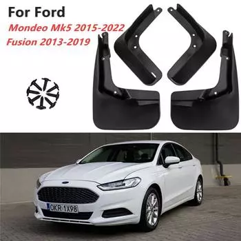 Для Ford Fusion 2013- Mondeo 5 Mk5 2015-on Комплект литых брызговиков, брызговиков, передних и задних брызговиков, брызговиков 4 pcs