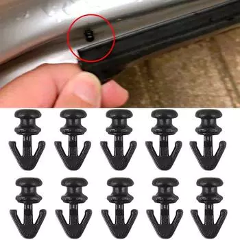 Для Ford Mondeo Mk2 Mk3 Mk4 уплотнительная прокладка двери зажимы для порога нижний уплотнитель 10X