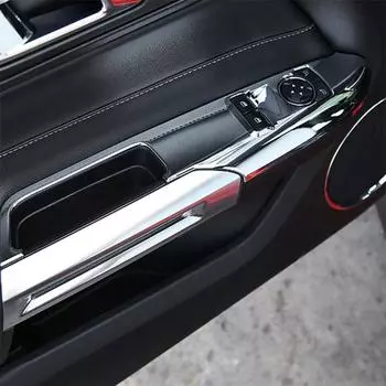Для Ford Mustang 2015-панель подъема окна автомобиля, подлокотник, модифицированная декоративная оболочка, интерьер автомобиля blue-EUR ver