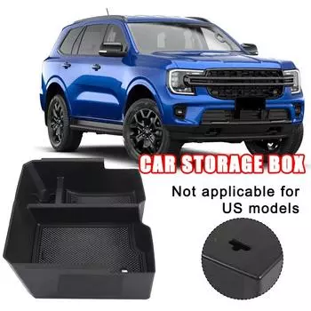 для FORD Ranger/Everest 2023 Подлокотник Ящик для хранения Органайзер Лоток Внутренний Авто Уборка Контейнер Держатель Стайлинг Автомобильные Аксессуары