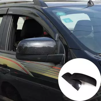 Для Ford Ranger Wildtrak 2012-2016 автомобильная боковая дверь, зеркало заднего вида, накладка, крышка зеркала заднего вида, наклейка, внешняя наклейка A-Carbon Fiber