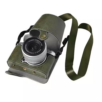 Для Fujifilm BEADY FUJIFILM XM5 эксклюзивный чехол сумка для камеры xm5 сумка для камеры из искусственной кожи с плечевым ремнем Зеленый X-M5 x-m5