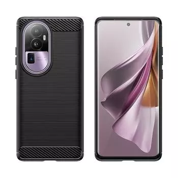 Для Funda OPPO Reno 10 Pro Plus Чехлы OPPO Reno 10 Pro Plus 5G Чехол Противоударный Корпус Силиконовый Защитный Чехол для Задней Части Телефона Reno 10 Pro Plus чёрный