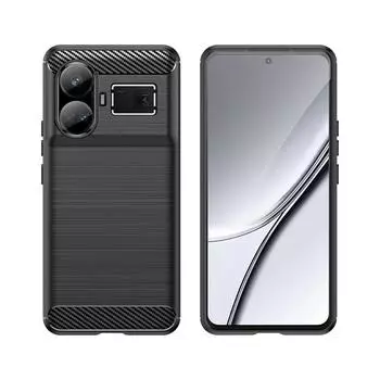 Для Funda Realme GT5 Чехол Realme GT3 GT5 5G Чехол Матовый TPU Чехлы Ударопрочный Силиконовый Защитный Чехол Для Телефона Задняя Крышка Realme GT5 Realme GT5 чёрный