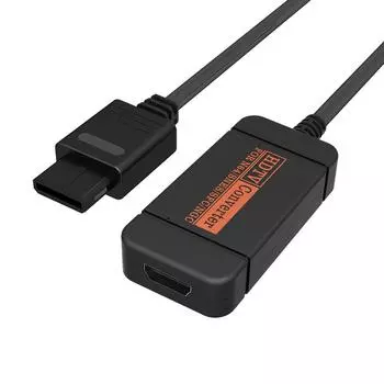 Для GC/N64/SNES/SFC сверхчеткий HDMI-совместимый конвертер видеоконвертер для игровой консоли чёрный