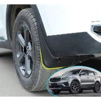 Для Geely Atlas 2016-автомобильные брызговики, передние и задние брызговики, брызговики на крыльях, автомобильные аксессуары, Стайлинг чёрный