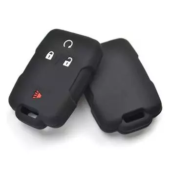 Для GMC Canyon Sierra Yukon для Chevrolet Silverado Colorado Tahoe Suburban силиконовый чехол для дистанционного ключа Fob Shell Cover Holder