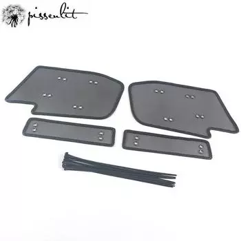 Для гоночных решеток Lincoln MKX 2017-2018 гг. Сетка от насекомых, блестки, защитная сетка для резервуара для воды, панель, декоративные аксессуары чёрный