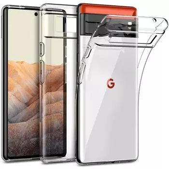 Для Google Pixel 7 6 Pixel7 Pixel6 Pro 6a Pixel5 5 5a 5G Тонкий кристально чистый прозрачный мягкий чехол из ТПУ на заднюю панель Защитная крышка для камеры Pixel 6 чистый