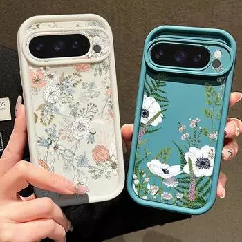 Для Google Pixel 9 8 Pro Xl 8a противоударный силиконовый мягкий защитный чехол с рисунком ромашки однотонный противоударный матовый чехол для телефона Google Pixel 9 Pro XL чёрный