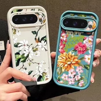 Для Google Pixel 9 8 Pro Xl 8a противоударный силиконовый мягкий защитный чехол с рисунком подсолнуха однотонный противоударный матовый чехол для телефона Google Pixel 9 чёрный