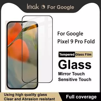 Для Google Pixel 9 Pro Fold Glass IMAK Full Coverage Tempered Glass Film Pro+ Series Google Pixel 9 Pro Fold