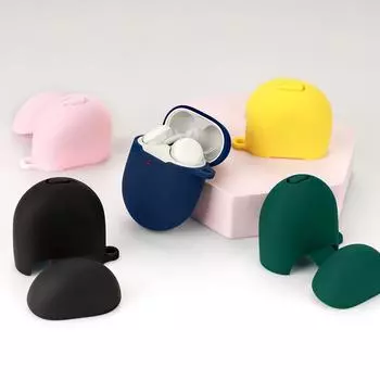для Google Pixel Buds A-Series силиконовый защитный чехол для наушников беспроводные чехлы для наушников чехол для держателя наушников чехол для защиты от пыли чёрный
