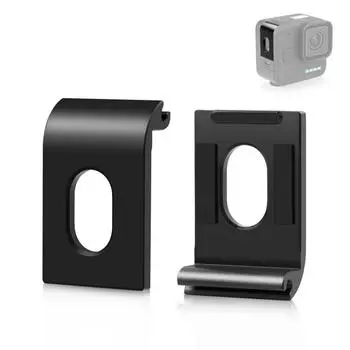 Для GoPro Hero11 Black Mini PULUZ металлическая крышка бокового интерфейса батареи (черный) чёрный