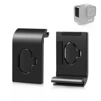 Для GoPro Hero11 Black Mini PULUZ металлическая крышка бокового интерфейса батареи пылезащитная крышка (черный) чёрный