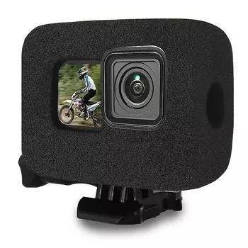 Для GoPro HERO 11 черный чехол из губчатой пены для ветрового стекла с шумоподавлением для Go Pro 13 12 11 10 9 аксессуары для экшн-камер