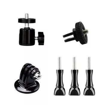 Для GoPro Hero 12 11 Шаровая головка Малая основа подвеса 1/4 Винт Адаптер Винт Для GoPro 11 10 9 8 7 SJCAM AKASO EKEN DJI YI Insta360