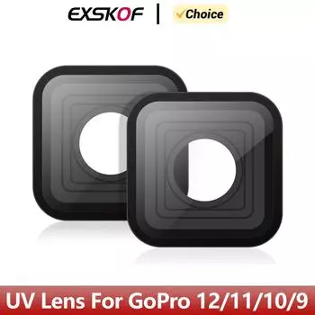 Для GoPro Hero 12 UV сменная защитная стеклянная крышка для GoPro Hero 12 11 10 9 аксессуары для экшн-камер